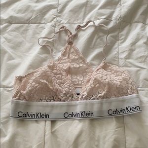 calvin klein lace bralette
